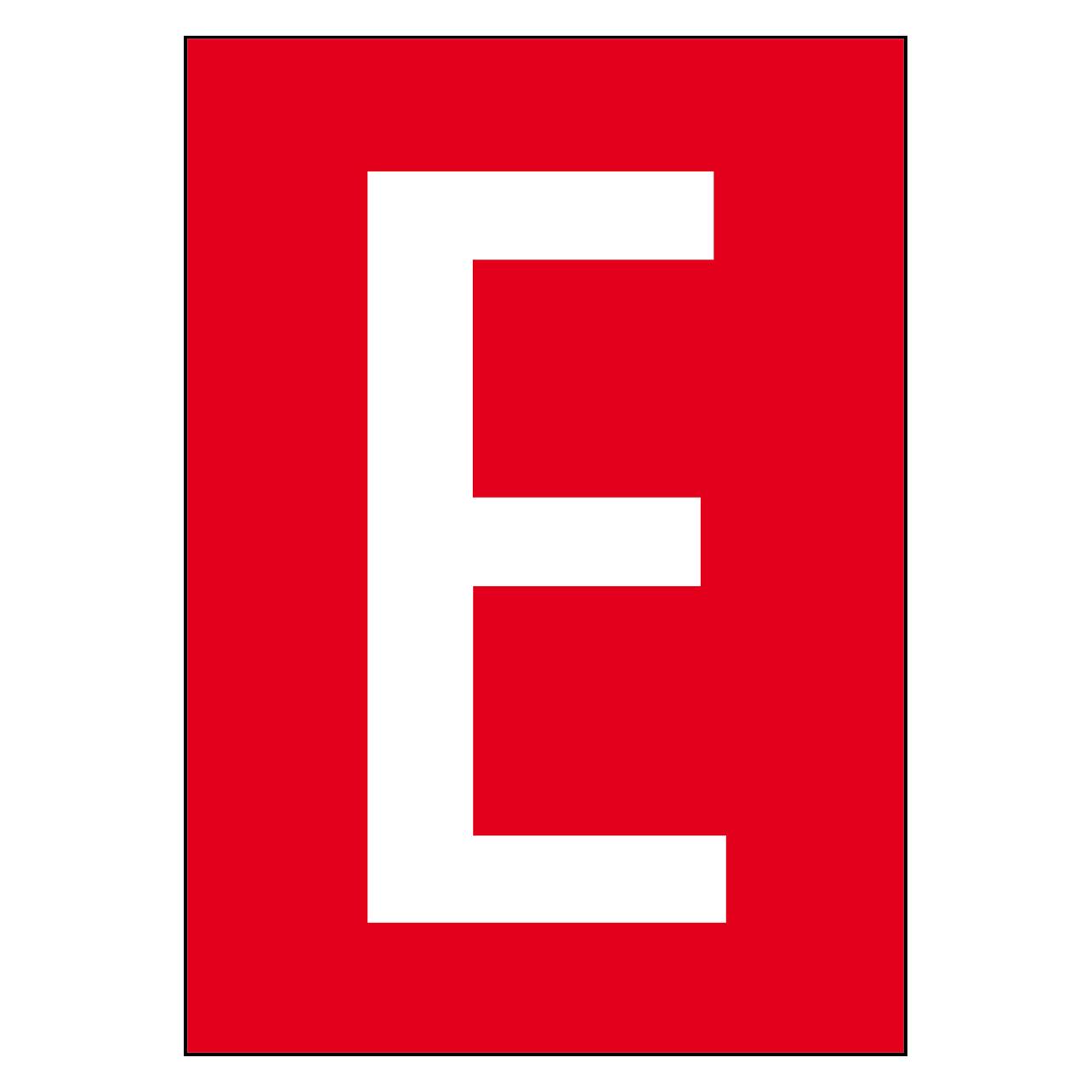 Brady A4-Etiketten mit Zahlen und Buchstaben (NL7541A4RD-E)