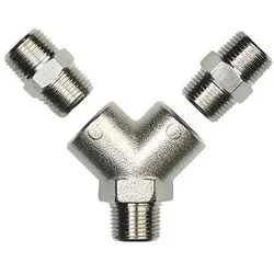 3M, Atemschutzmaske, Aircare 2-fach-Kupplung-3/8"IG Adapter m.3/8"AG, einzeln