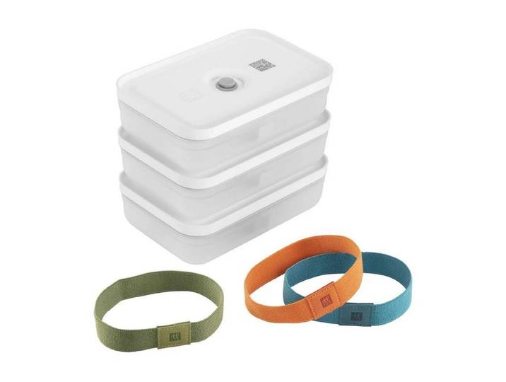 Zwilling Vakuumierer ZWILLING Fresh & Save Vakuum Lunchbox Set, L flach / 6-tlg