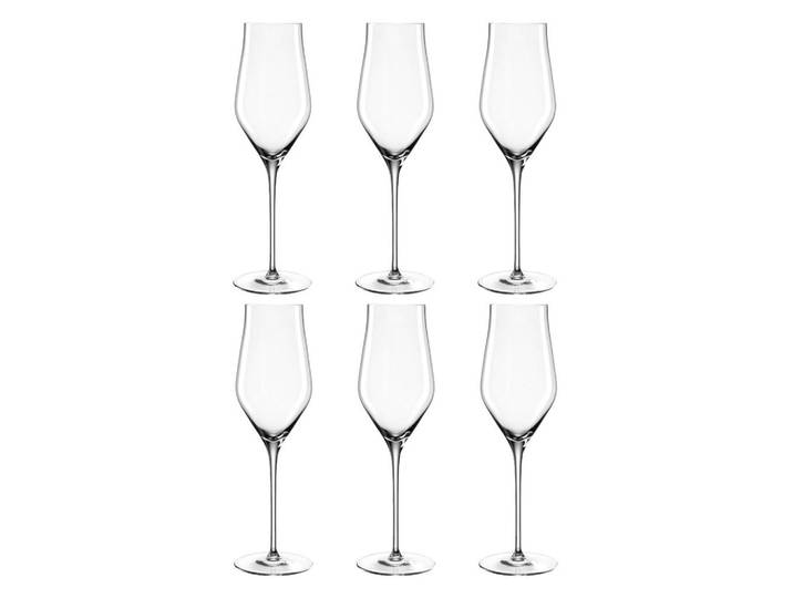 Leonardo Gläserset Brunelli, Klar, Glas, 6-teilig, 340 ml, Gläser, Gläsersets