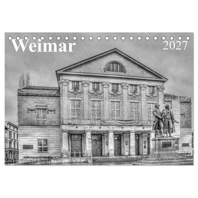Weimar (Tischkalender 2027 DIN A5 quer), CALVENDO Monatskalender
