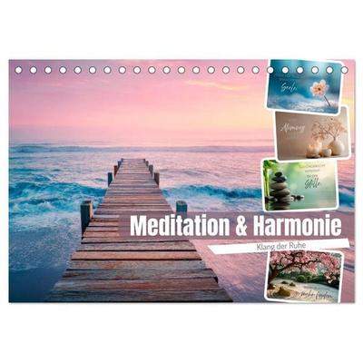 Meditation und Harmonie - Klang der Ruhe (Tischkalender 2027 DIN A5 quer), CALVENDO Monatskalender