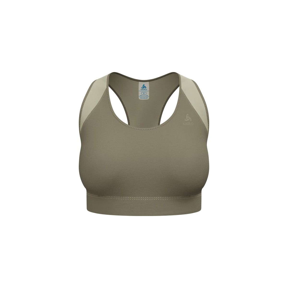 Odlo The Medium-support Sports Bra vetiver - agate gray (40460) XL 131521-40460-XL
