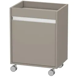 Duravit Ketho Rollcontainer KT2530L4343 50x36x67cm, Tür links, basalt matt