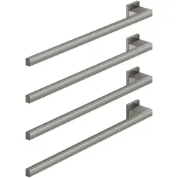 Dornbracht Handtuchwärmer, 4-fach 83304980-19 SERIENSPEZIFISCH Wandmontage, Ausladung links , ohne Bedienelement, Dark Chrome