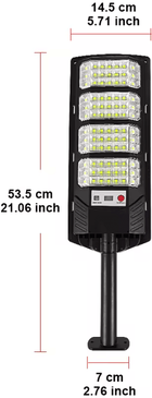 Inspire Curations Solar Motion Sensor Street Light IPX67 Waterproof Outdoor LED Lamp 336led