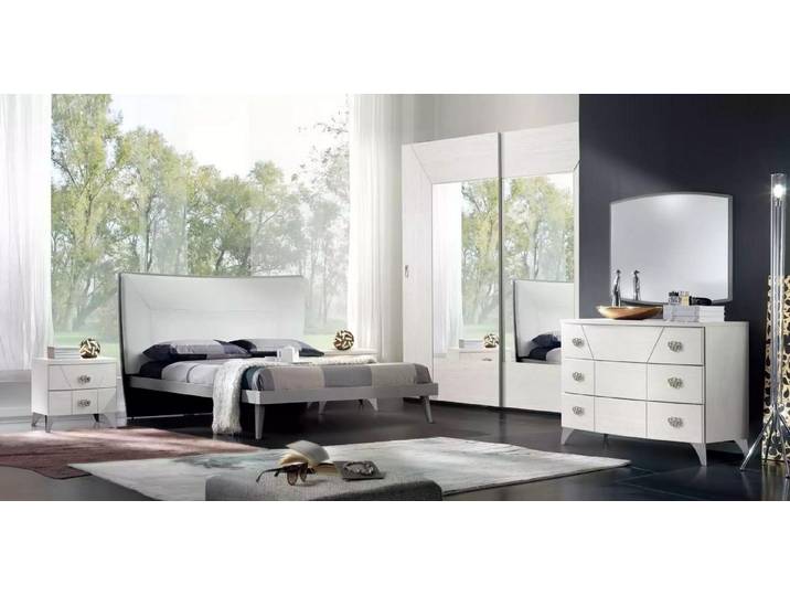 Xlmoebel Schlafzimmer-Set Luxuriöses Schlafzimmer-Set mit edlen Materialien und modernem Design, (6-tlg., Schlafzimmer-Set), Hergestellt in Europa