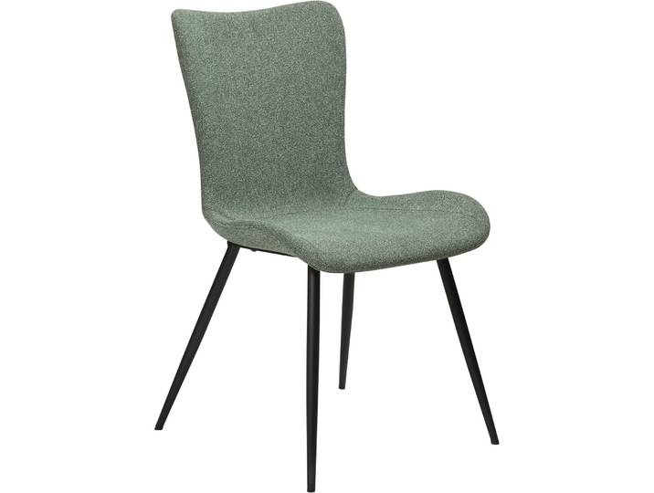DAN-FORM Stuhl 2er-Set Medusa green Stoff