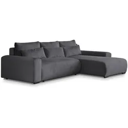 ECKSCHLAFSOFA Benny dunkelgrau rechts