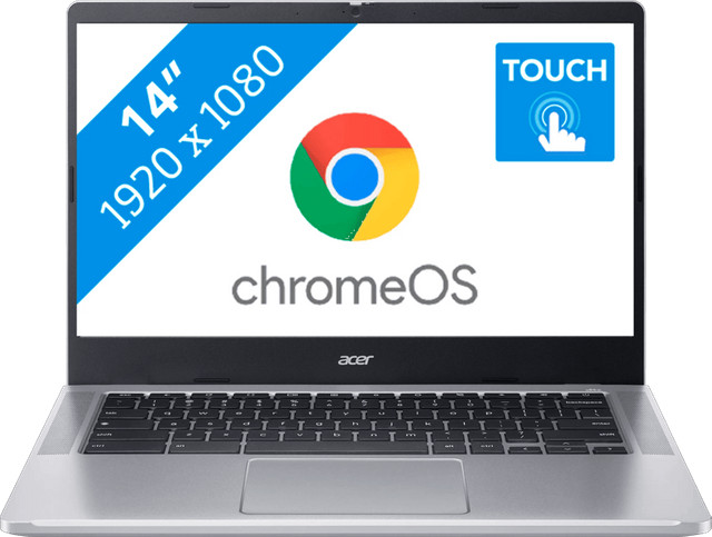 Acer Chromebook 314 CB314-4HT-31H4 2-in-1 Convertible Multimedia Laptop met ChromeOS