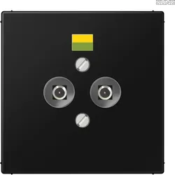 Jung Potential-Ausgl Steckdose 2 Steckerstifte LS 965-2 SW