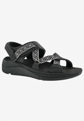 Women's Sloan Sandal by Drew in Black Combo (Size 8 M)