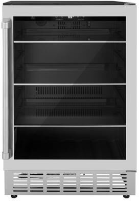 "ZLINE 24"" Monument 154 Can Beverage Fridge in Stainless Steel"