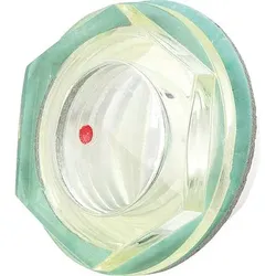 ÖLSCHAUGLAS D1=M40X1,5, D=51, FORM:B MIT REFLEKTOR, THERMOPLAST
