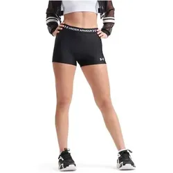 UNDER ARMOUR Damen Shorts HEATGEAR SHORTY, Größe XS in Schwarz Schwarz