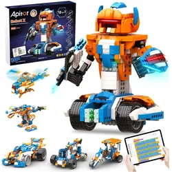 Apitor Robot X Stem-Roboter-Set, Robotik Kit, Mehrfarbig