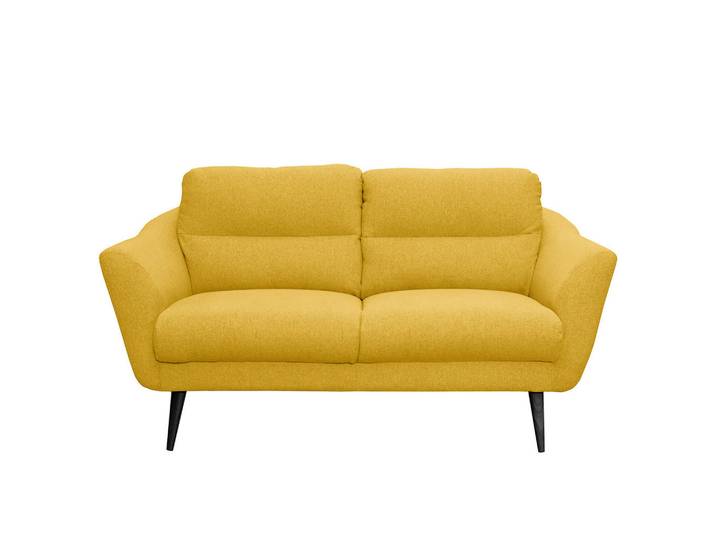 Livetastic 2-Sitzer-Sofa Tromso, Gelb, Holz, Buche, 158x87x88 cm, Made in EU, Wohnzimmer, Sofas & Couches, Sofas, 2-Sitzer Sofas