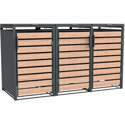 Tchibo - Mülltonnenbox - 200x80x116cm - anthrazit -