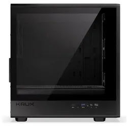 Krux Helio (mATX), PC Gehäuse, Schwarz