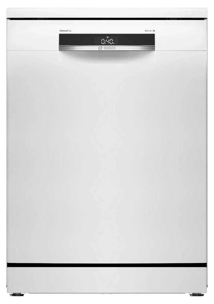 Bosch Serie 6 SMS6ECW15E, Freistehend, Standardgröße (60 cm), Weiß, Berührung, Tiefer, höher, Zusammenklappbar