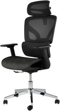 Garvee Ergonomic Office Chair with 3D Headrest & 4D Armrests, High Back Mesh Desk Chair, Adjustable Reclining Chair for Home Of