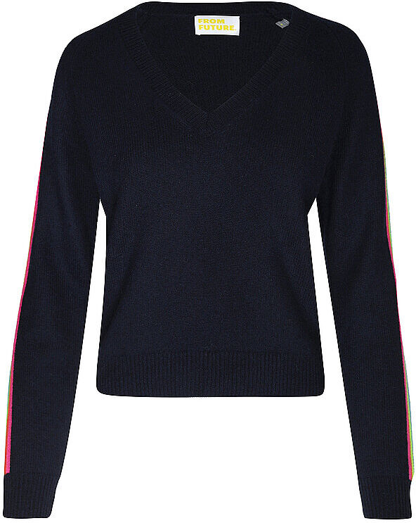 FROM FUTURE Kaschmirpullover dunkelblau   XL XL