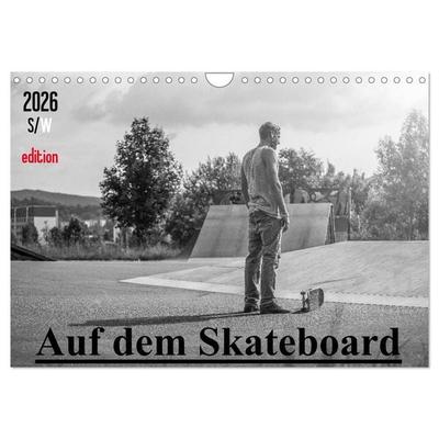 Auf dem Skateboard (Wandkalender 2026 DIN A4 quer), CALVENDO Monatskalender