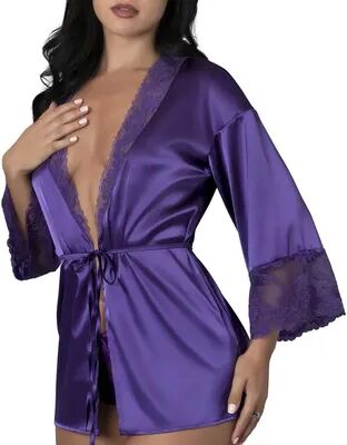 Magic Silk Satin Petals Robe
