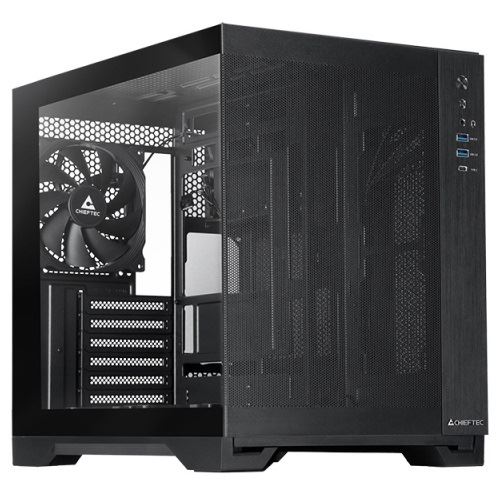 Chieftec Visio Air Midi Tower ohne Netzteil schwarz