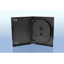 Sauerwald DVD Hüllen 5er, schwarz, 50 Stück