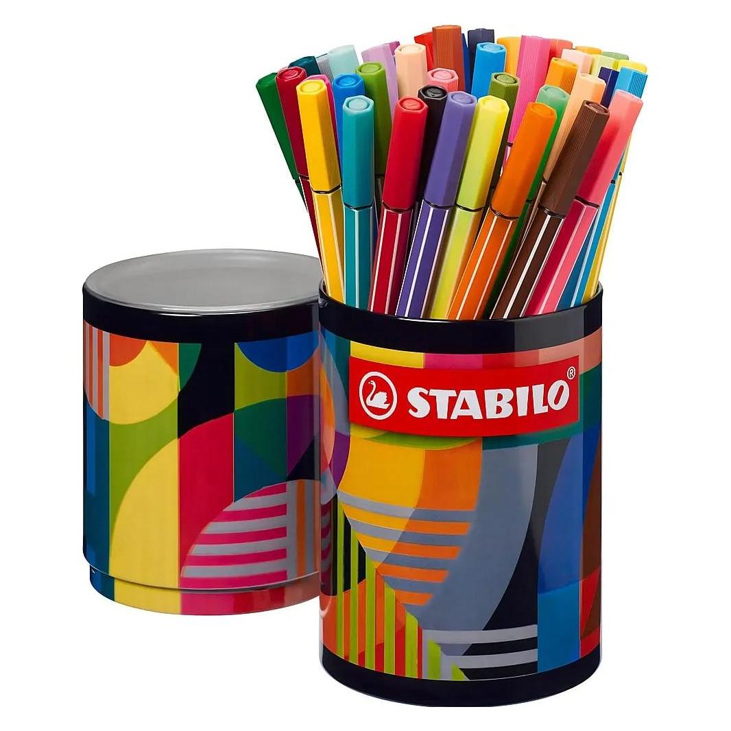 Stabilo Pen 68 45er Arty Met.etui Rund (45x) (68/45-2-20)