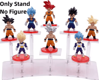 Inspire Curations Acrylic Multi Tier Display Stand For Desserts, Jewelry & Collectibles transparent 8 Seats