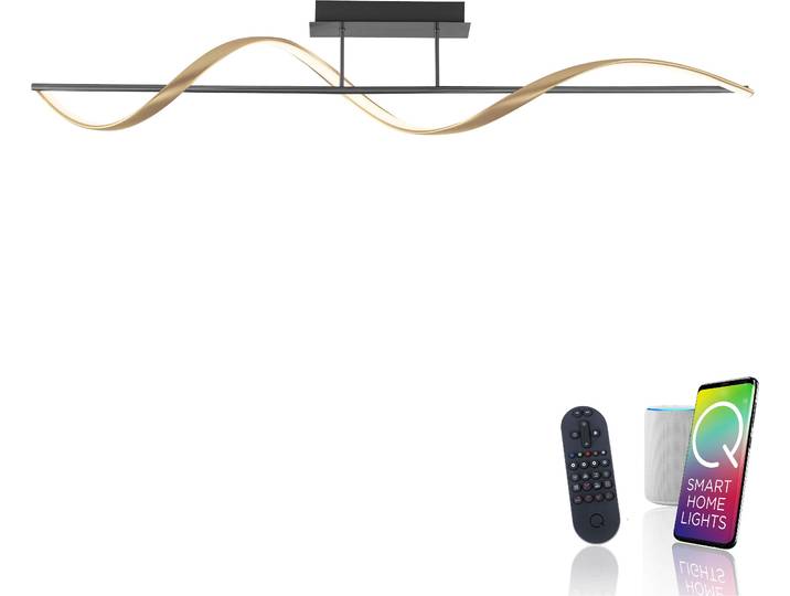 LED Deckenleuchte Q-SWING , anthrazit, 1, 1 Stk., NEUHAUS Q SMART HOME LIGHTS, Leuchten, LED Deckenleuchte
