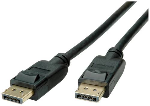 ROLINE GREEN DisplayPort Kabel, v1.4, DP ST - ST, schwarz, 3 m Kabel