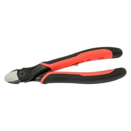 Bahco ERGO Seitenschneider mit selbstöffnendem Zwei-Komponenten-Griff, phosphatiert, geeignet für Kunsts (160 mm) (2652808)