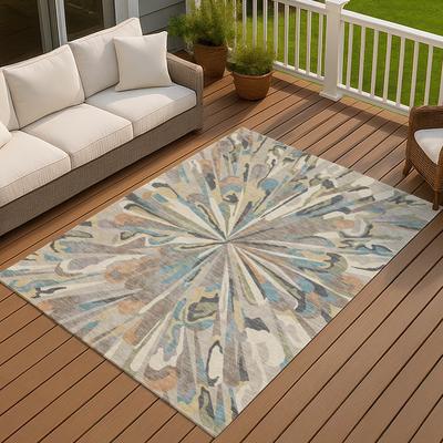 Addison Rugs Machine Washable Indoor/ Outdoor Contemporary Arden Chantille Rug