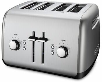 KitchenAid KMT4115CU Contour Silver 4-slice Metal Toaster