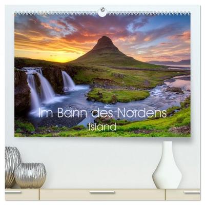 Im Bann des Nordens - Island (hochwertiger Premium Wandkalender 2026 DIN A2 quer), Kunstdruck in Hochglanz