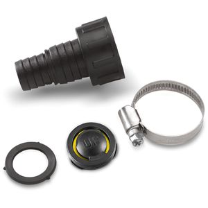 Kärcher Pumpen-Anschlussstück 6.997-359.0 mit Rückschlagventil, 1 Zoll Innengewinde, für Schlauch-Ø 19 & 25 mm