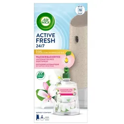 Duftspender Air Wick Active Fresh Starter Set Jasminblüte automatischer Lufterfrischer aerosolfrei mit 228 ml Spray