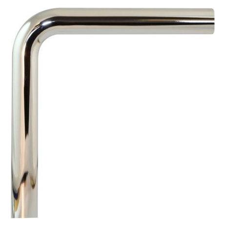 VVS Trading Afløbsrør til håndvask 32 mm vinkel 220x250 mm krom (136.)