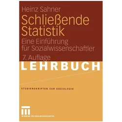 Schliessende Statistik, Fachbücher von Heinz Sahner