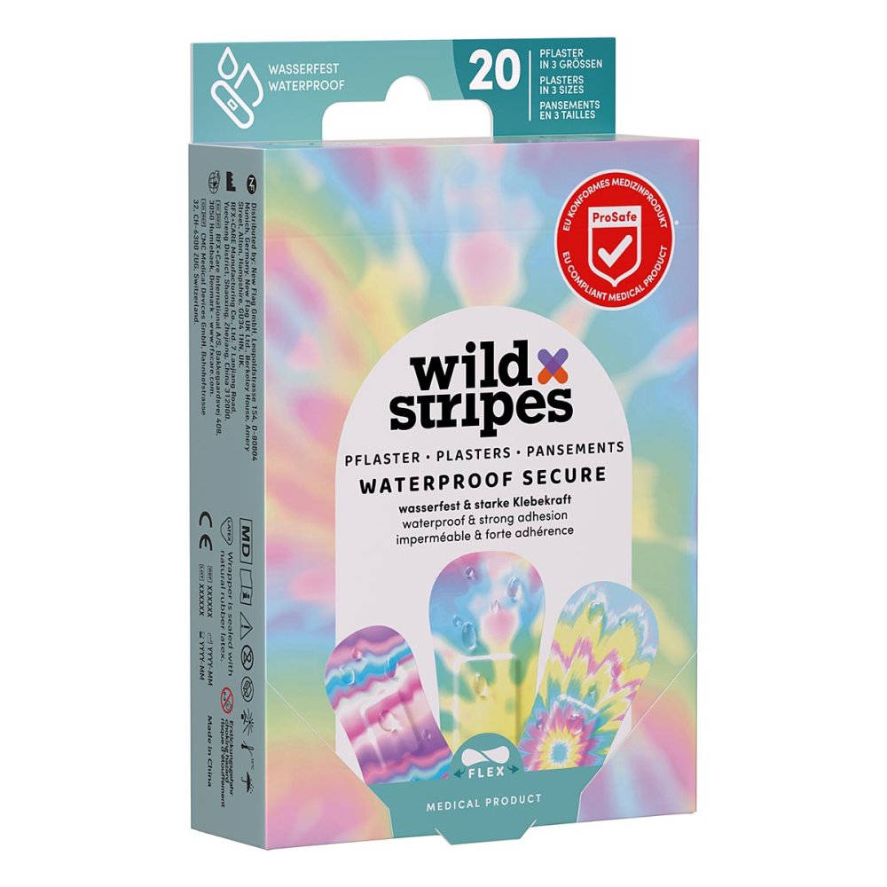 New Flag GmbH Wild Stripes Waterproof Secure Rainbow Int Pflast. 19175759
