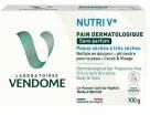 Laboratoires Vendôme Nutri V+ Pain Dermatologique Peaux Sèches à Très Sèches Sans Parfum 100 g - Pain 100 g
