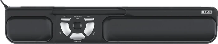 Contour X-Bar wired ergonomische zentrierte Maus schwarz retail