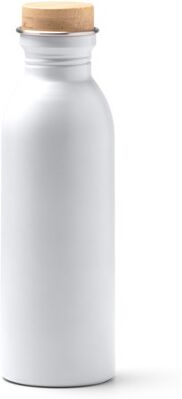 Bouteille personnalisable en acier inoxydable 650 ml Levu blanc TAILLE UNIQUE ADULTE