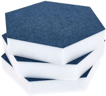 t.akustik Hexagon Melamine Light Blue 50 Hellblau