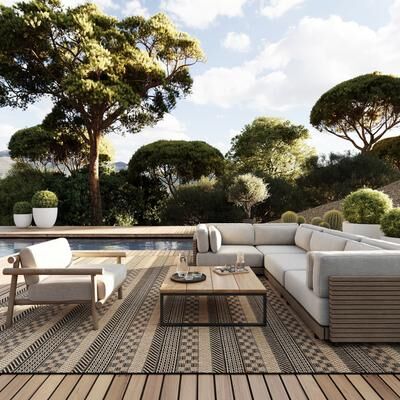 Nuloom Vail Modern Indoor/Outdoor Area Rug