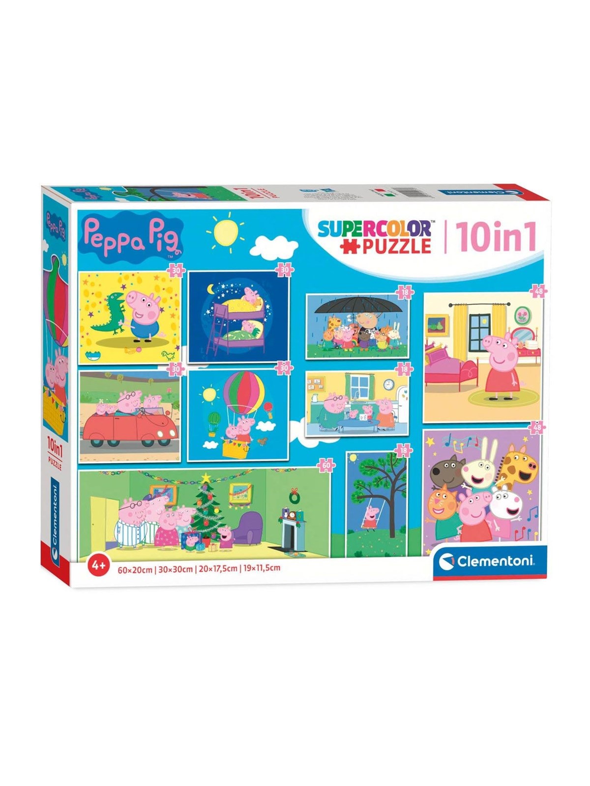 Clementoni Puzzles Peppa Pig 10in1 2D Puzzles