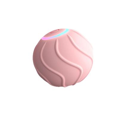 Smart Automated Rolling & Bouncing Cat Toy Ball pink